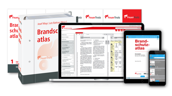 Brandschutzatlas Ordnerwerk mit DVD, Tablet und Mobilgerät